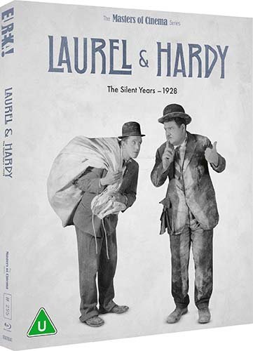 Laurel and Hardy : The Silent Years Blu Ray with slipcover